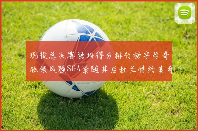 现役总决赛场均得分排行榜字母哥独领风骚SGA紧随其后杜兰特约基奇东契奇争夺第三